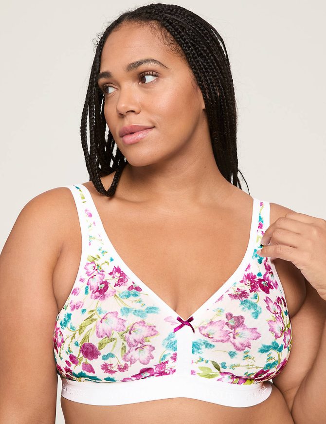 Cotton Unlined No-Wire Bra - Image 4
