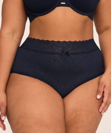 Stretch Lace High-Leg Brief Panty