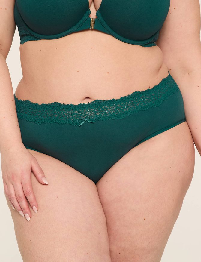 Cotton Hipster Panty with Lace Waist - Image 5
