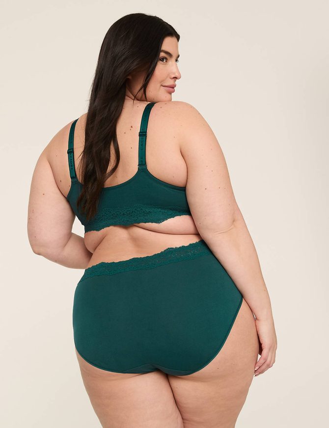Cotton Hipster Panty with Lace Waist - Image 6