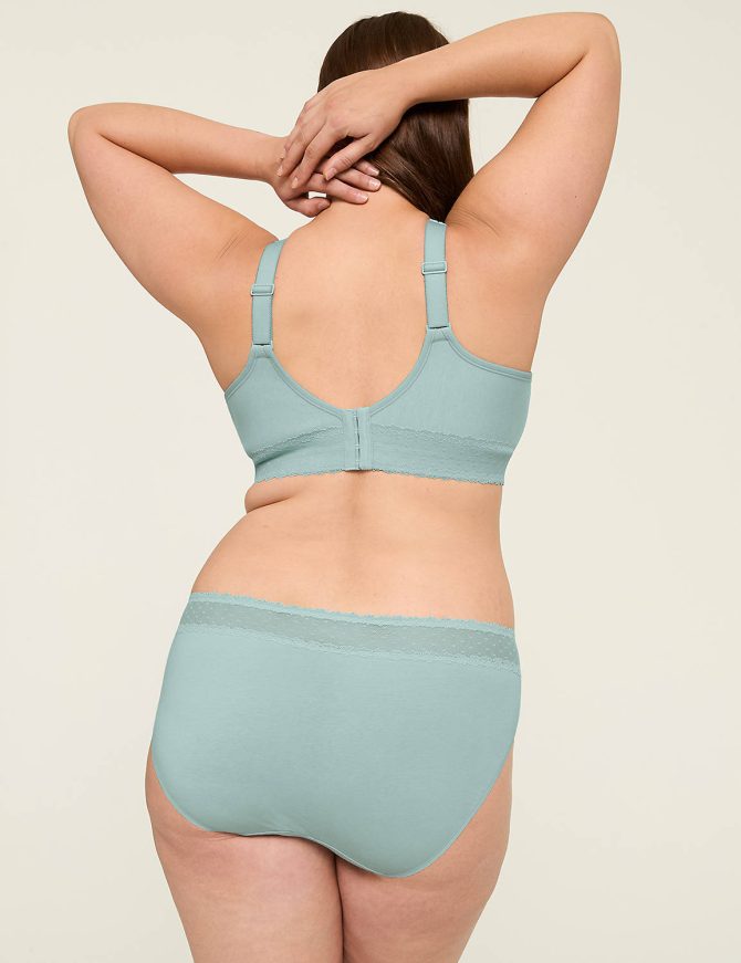Cotton Hipster Panty with Lace Waist - Image 4