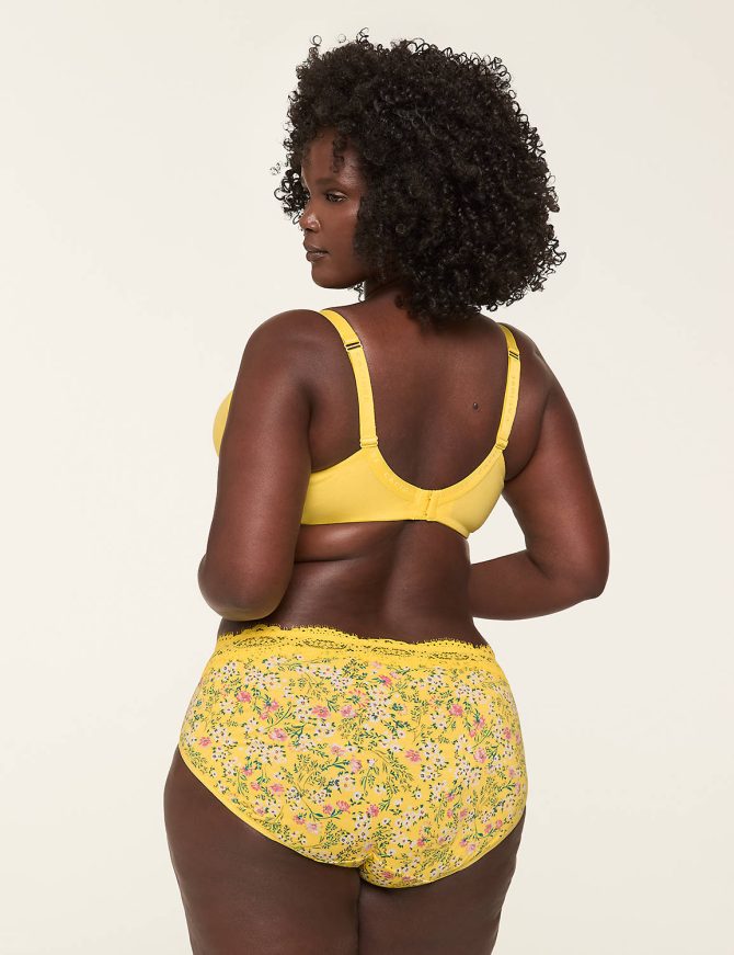 Cotton Hipster Panty with Lace Waist - Image 2