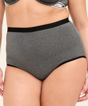 Cotton High-Waist Brief Panty