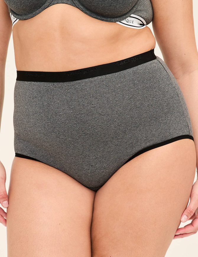 Cotton High-Waist Brief Panty