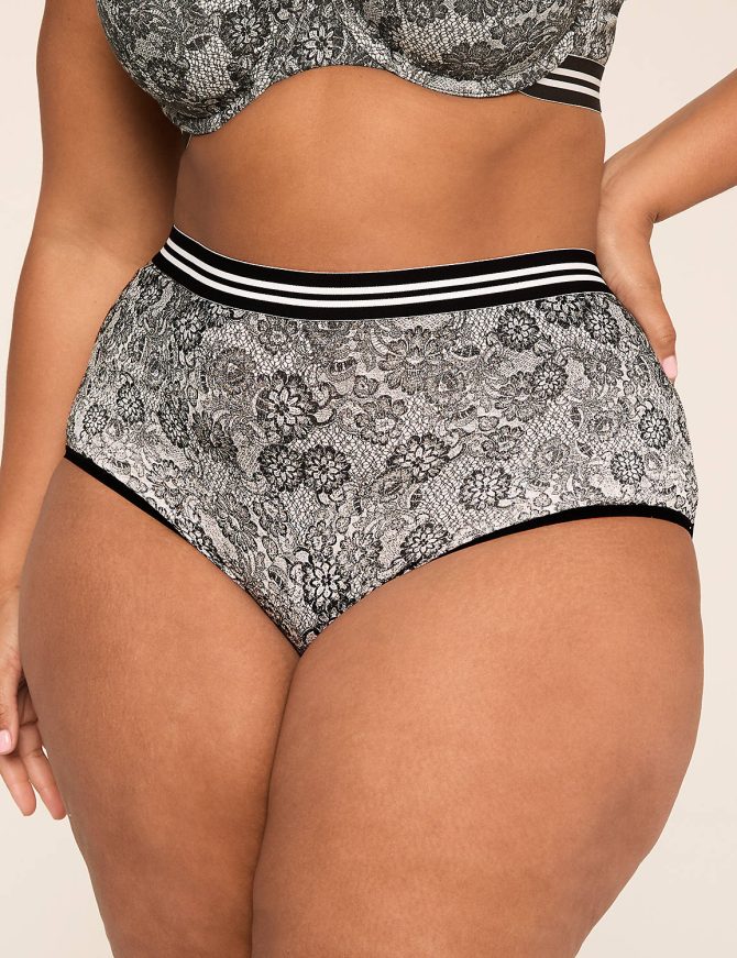 Cotton Full Brief Panty With Wide Waistband