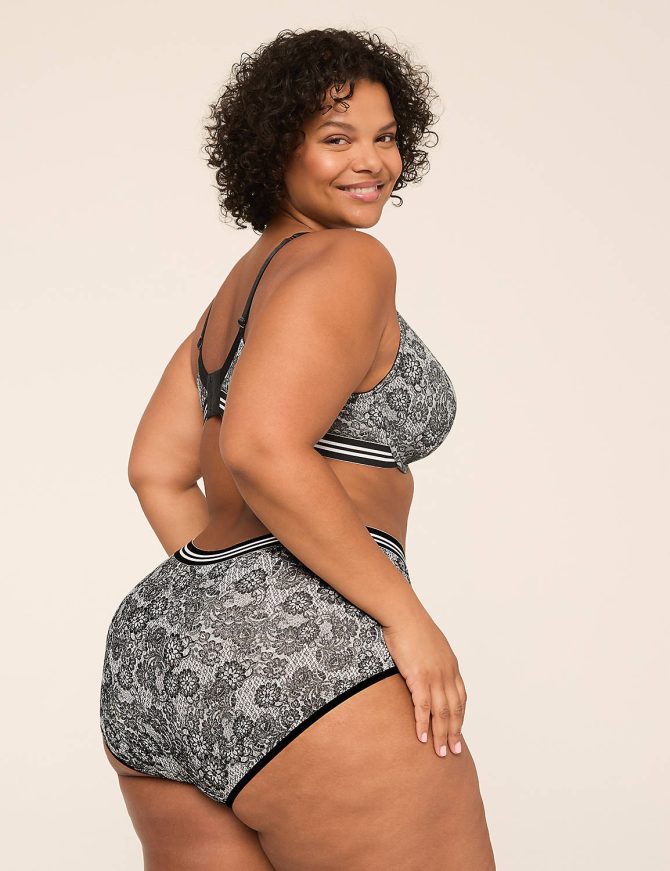 Cotton Full Brief Panty With Wide Waistband - Image 2