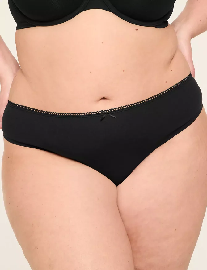 Cotton Thong Panty With Lace Back - Image 3