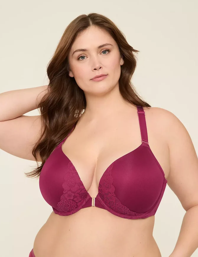 Front-Close Boost Plunge Bra