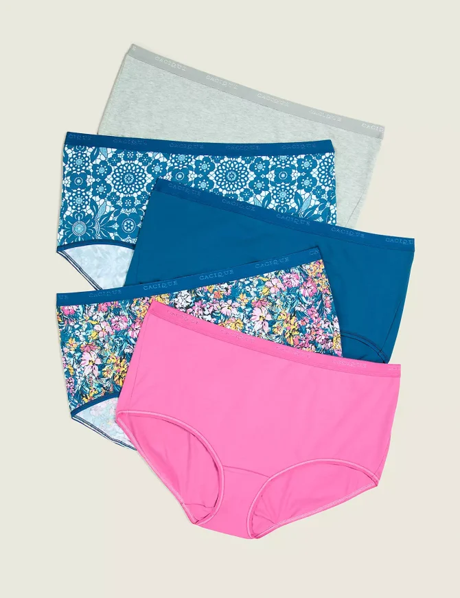 Cotton Full Brief Panty - 5-Pack - Image 5