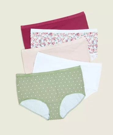 Cotton Full Brief Panty - 5-Pack