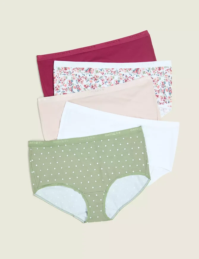Cotton Full Brief Panty - 5-Pack