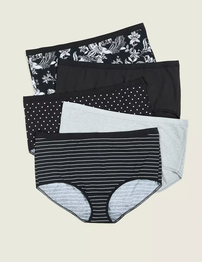 Cotton Full Brief Panty - 5-Pack - Image 7
