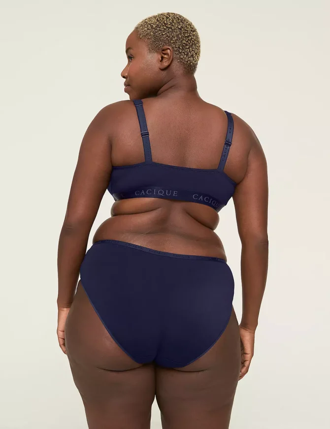 Front-Close Cotton Boost Plunge Bra - Image 6