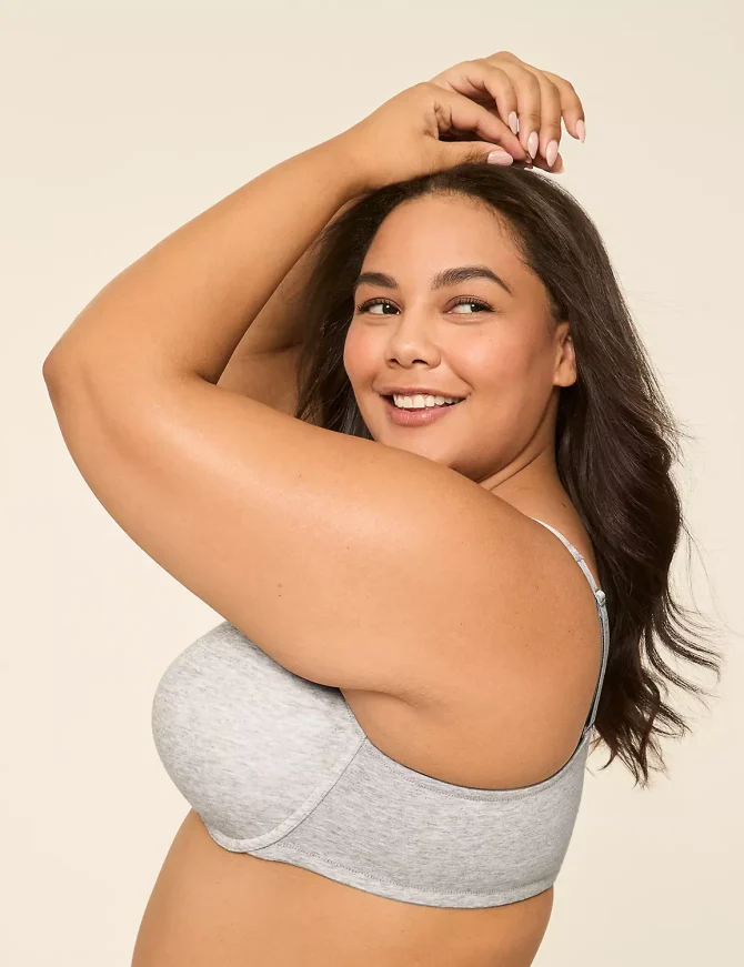Front-Close Cotton Boost Plunge Bra - Image 3