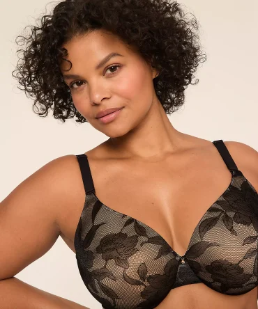 Invisible Lace Backsmoother Lightly Lined Full Coverage Bra