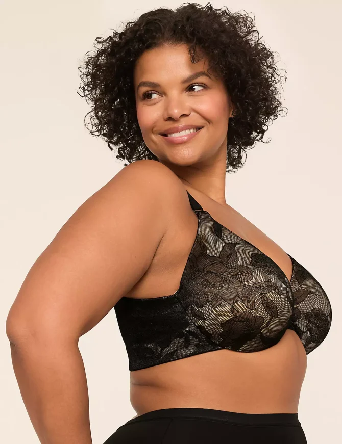 Invisible Lace Backsmoother Lightly Lined Full Coverage Bra - Image 3