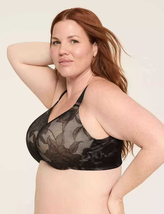 Invisible Lace Backsmoother Lightly Lined Balconette Bra - Image 3