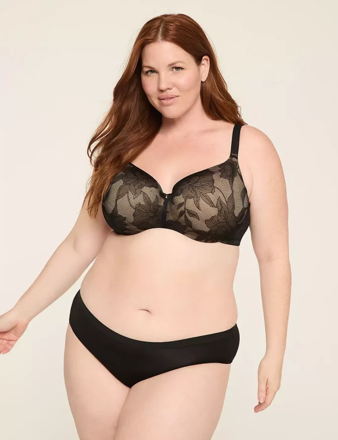 Invisible Lace Backsmoother Lightly Lined Balconette Bra - Image 4