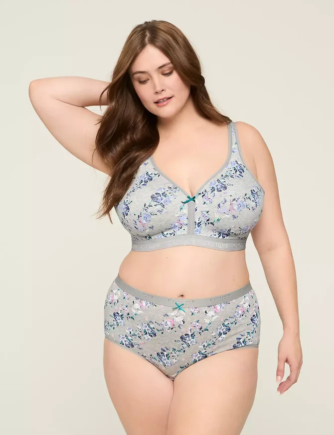 Cotton Lightly Lined No-Wire Bra