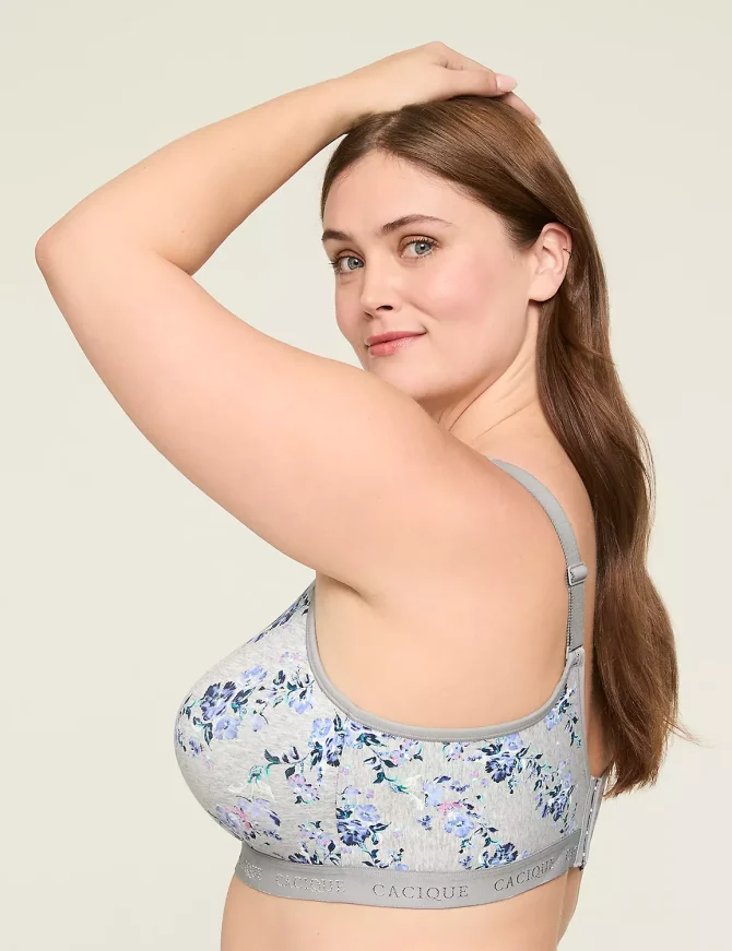 Cotton Lightly Lined No-Wire Bra - Image 3