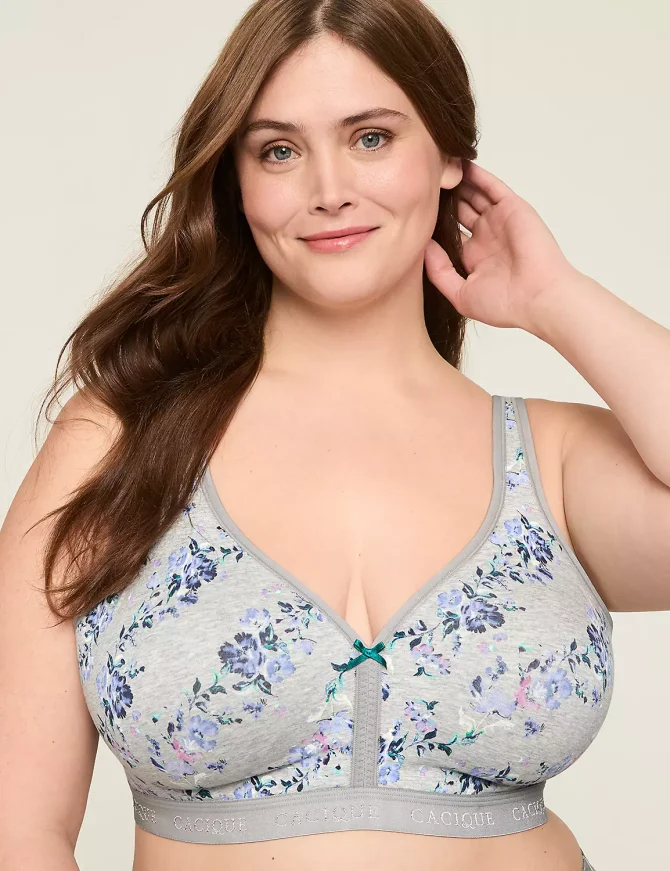 Cotton Lightly Lined No-Wire Bra - Image 4