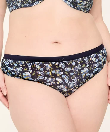 No-Show Lace-Back Thong