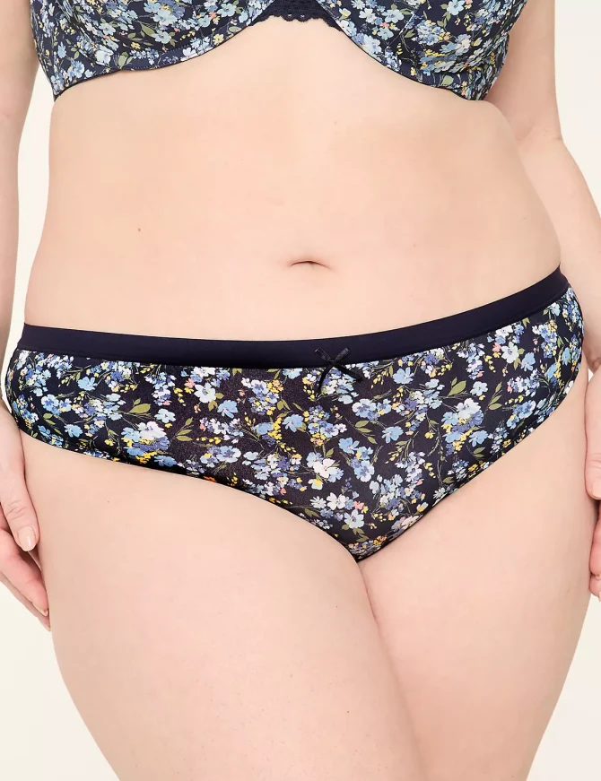 No-Show Lace-Back Thong