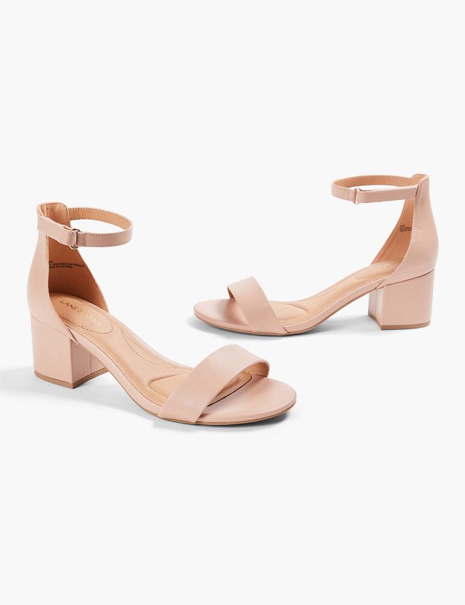 Dream Cloud Ankle Strap Block-Heel - Faux Leather - Image 2