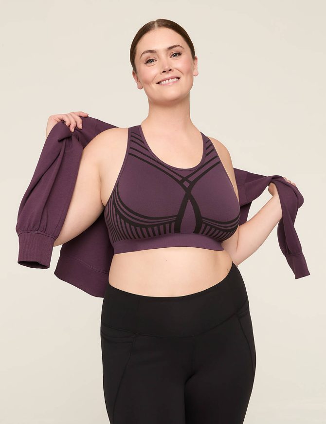 LIVI Wireless Medium-Impact Seamless Sports Bra