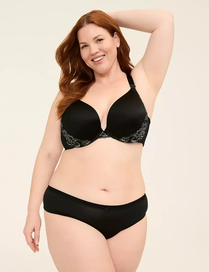 Boost Plunge Bra With Lace - Image 4