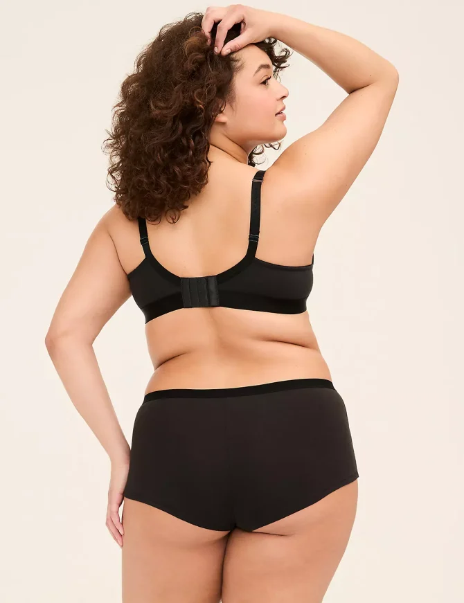 Cotton Boyshort Panty With Lace Trim - Image 8