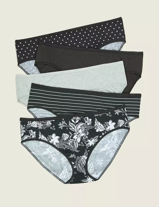 Cotton Hipster Panty - 5-Pack - Image 7