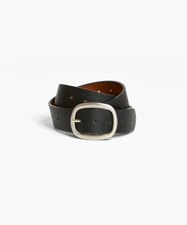 Reversible Rounded Buckle Belt