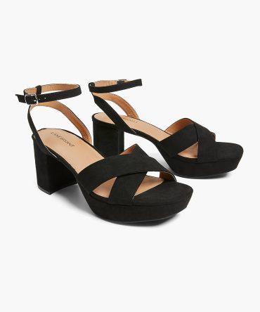 Dream Cloud Platform Strappy Block Heel
