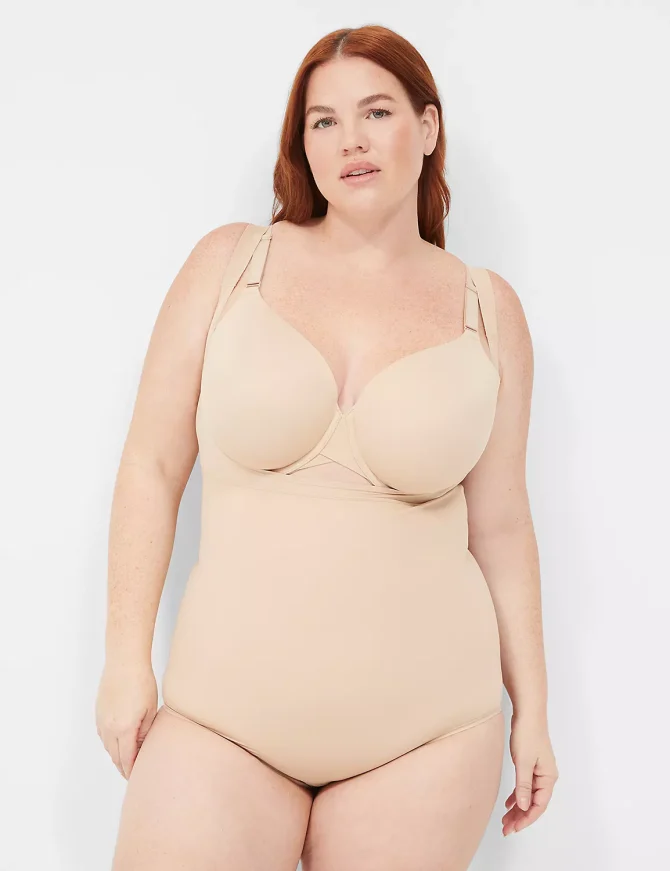 Level 3 Invisible Sculpt Open-Bust Bodysuit
