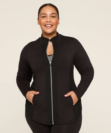 LIVI Zip-Front Wicking & Rib Jacket