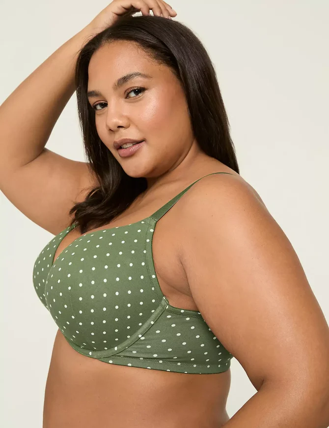 Front-Close Cotton Boost Plunge Bra - Image 3