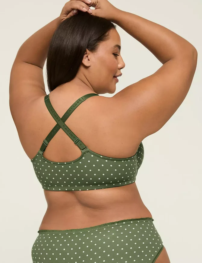 Front-Close Cotton Boost Plunge Bra - Image 5
