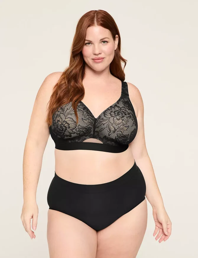 Comfort Bliss Lightly Lined No-Wire Bra With Lace - Image 6