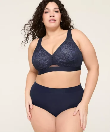 Comfort Bliss Lightly Lined No-Wire Bra With Lace