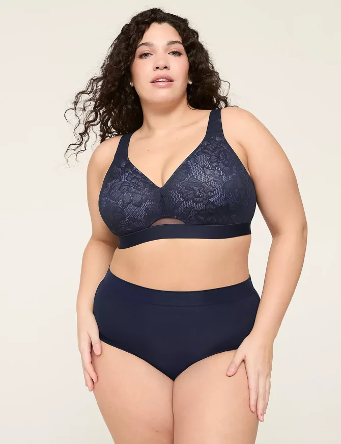 Comfort Bliss Lightly Lined No-Wire Bra With Lace