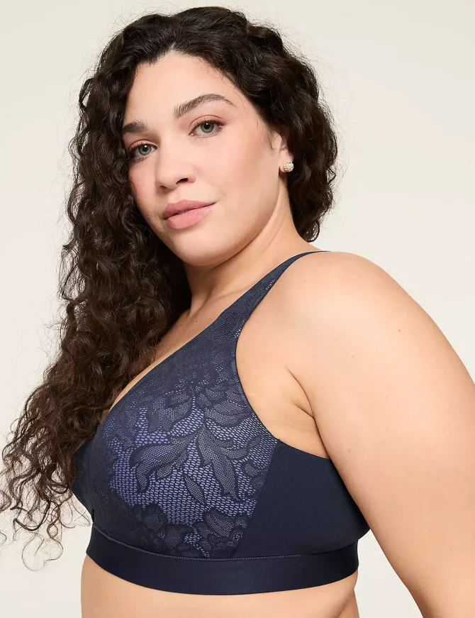 Comfort Bliss Lightly Lined No-Wire Bra With Lace - Image 3
