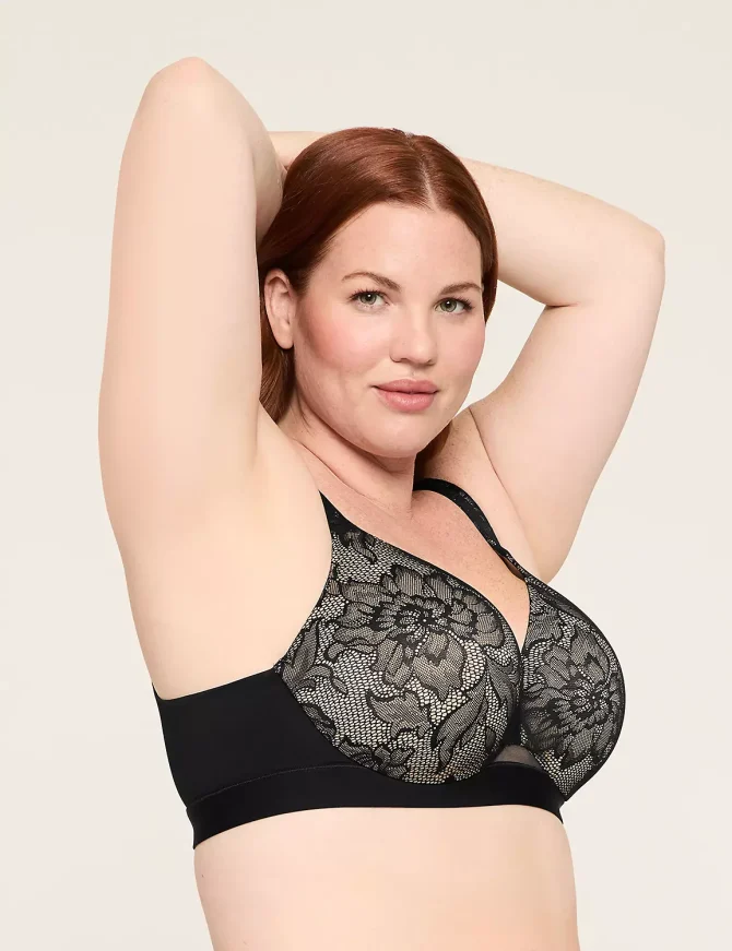 Comfort Bliss Lightly Lined Full Coverage Bra With Lace - Image 7