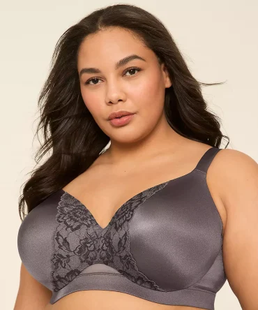 Comfort Bliss Lightly Lined Full Coverage Bra With Lace