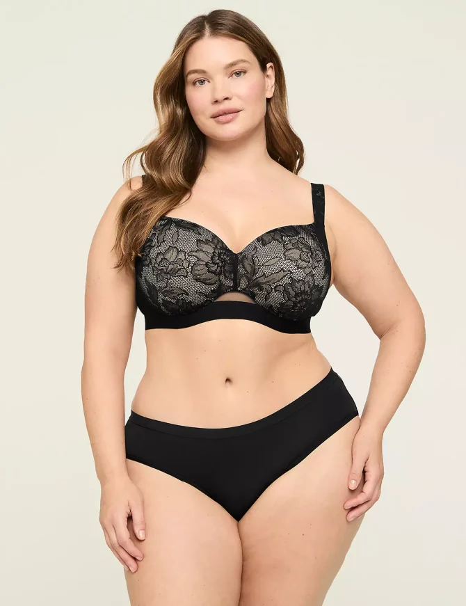 Comfort Bliss Lightly Lined Balconette Bra With Lace - Image 5