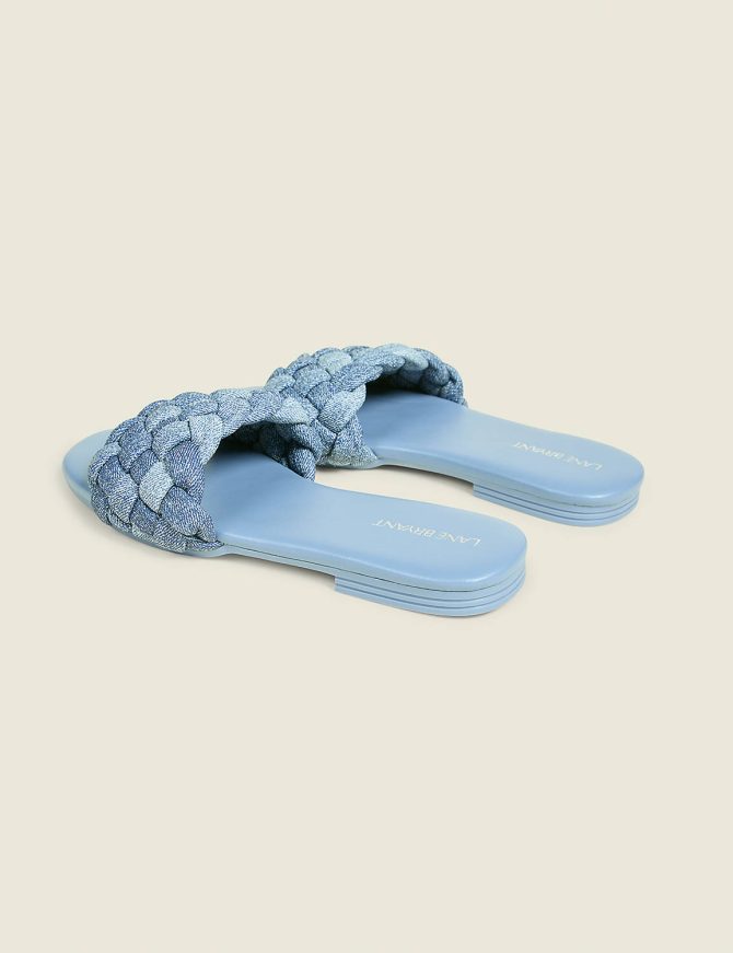 Dream Cloud Braided Faux-Leather Slide - Image 2