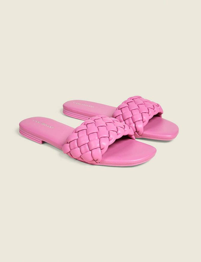 Dream Cloud Braided Faux-Leather Slide - Image 3