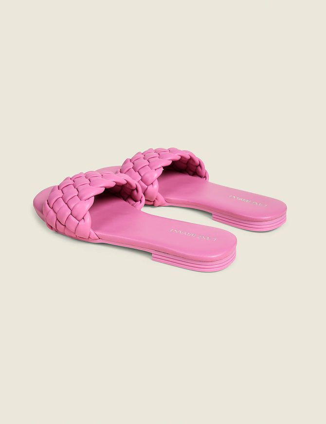 Dream Cloud Braided Faux-Leather Slide - Image 4