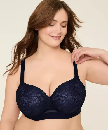 Comfort Bliss Lightly Lined Balconette Bra With Lace