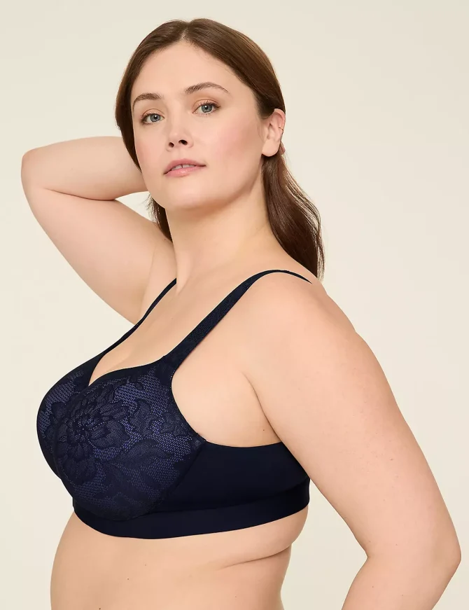Comfort Bliss Lightly Lined Balconette Bra With Lace - Image 3